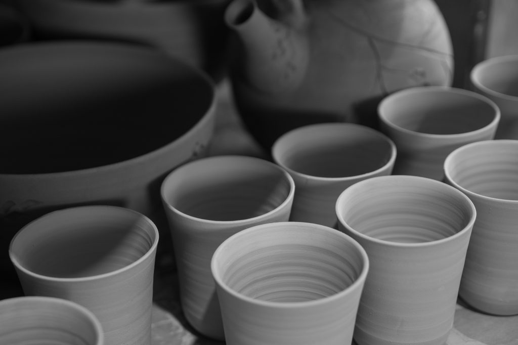 כוסות קרמיקה בעבודת יד